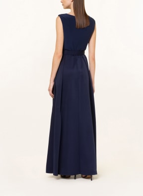 LAUREN RALPH LAUREN Abendkleid NOELLA im Materialmix , Farbe: DUNKELBLAU (Bild 1)
