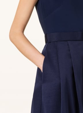 LAUREN RALPH LAUREN Abendkleid NOELLA im Materialmix , Farbe: DUNKELBLAU (Bild 1)