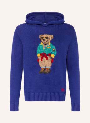 POLO RALPH LAUREN Knit hoodie, Color: BLUE (Image 1)