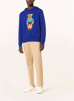 POLO RALPH LAUREN Knit hoodie, Color: BLUE (Image 1)