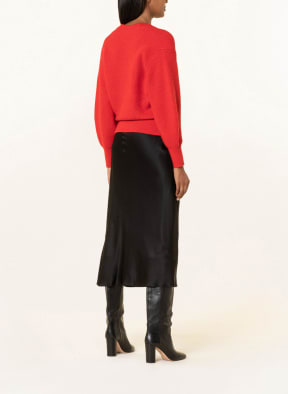 DOROTHEE SCHUMACHER Satin skirt, Color: BLACK (Image 1)