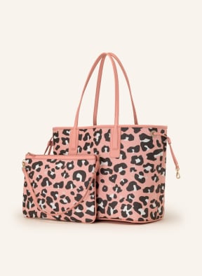 MCM Shopper AREN mit Pouch, Farbe: ROSA/ SCHWARZ/ WEISS (Bild 1)