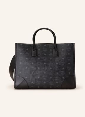 MCM Shopper MUNCHEN VISETOS , Farbe: SCHWARZ/ GRAU (Bild 1)