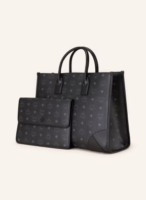 MCM Shopper MUNCHEN VISETOS , Farbe: SCHWARZ/ GRAU (Bild 1)