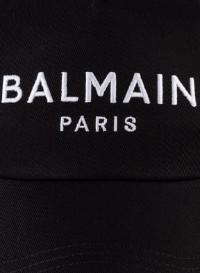 BALMAIN Cap, Color: BLACK/ WHITE (Image 1)