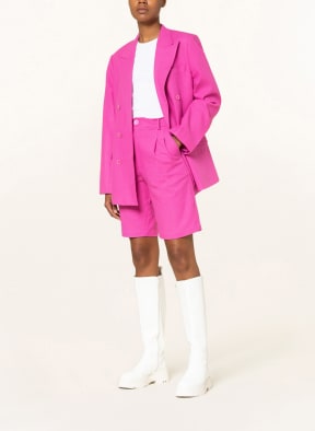Magali Pascal Shorts FLORENTINE with linen, Color: PINK (Image 1)