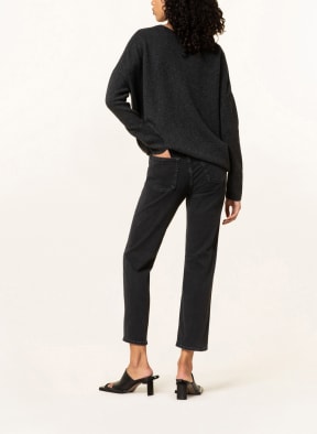 COS 7/8 pants, Color: 09-090 BLACK DARK WASHED BLACK (Image 1)