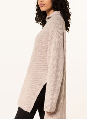 COS Half-zip sweater with cashmere, Color: BEIGE (Image 1)