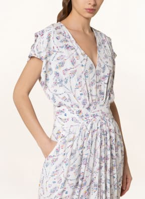 ISABEL MARANT ÉTOILE Kleid ALMEYA, Farbe: ECRU/ BLAU/ LILA (Bild 1)
