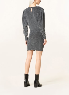 ISABEL MARANT ÉTOILE Kleid BENEDICTE mit Glitzergarn, Farbe: SCHWARZ/ SILBER (Bild 1)