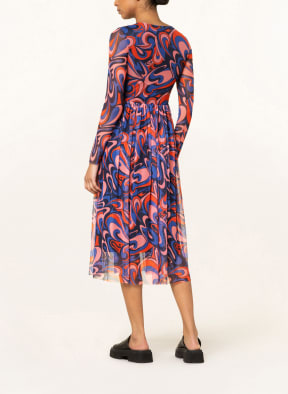 rich&royal Mesh-Kleid, Farbe: BLAU/ DUNKELBLAU/ ROT (Bild 1)