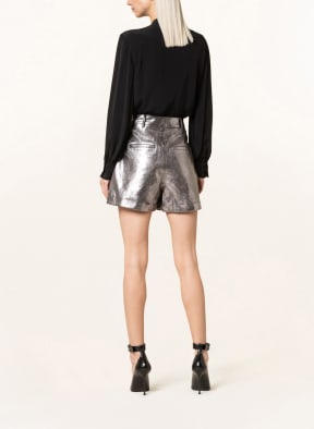 ba&sh Ledershorts ELRIC , Farbe: SILBER (Bild 1)