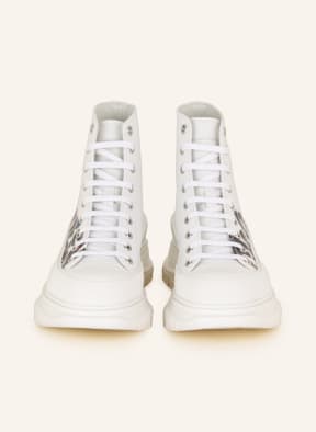 Alexander McQUEEN Lace-up boots TREAD SLICK , Color: WHITE (Image 1)