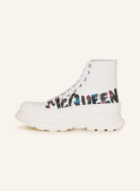 Alexander McQUEEN Lace-up boots TREAD SLICK , Color: WHITE (Image 1)