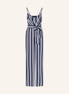 LAUREN RALPH LAUREN Jumpsuit, Farbe: DUNKELBLAU/ WEISS (Bild 1)