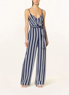 LAUREN RALPH LAUREN Jumpsuit, Farbe: DUNKELBLAU/ WEISS (Bild 1)