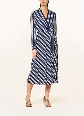 LAUREN RALPH LAUREN Kleid POLY, Farbe: DUNKELBLAU/ WEISS (Bild 1)