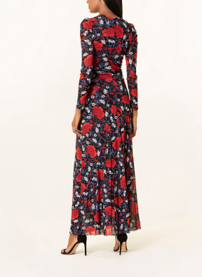 DIANE VON FURSTENBERG Abendkleid ADARA aus Mesh, Farbe: SCHWARZ/ BLAU/ ROT (Bild 1)