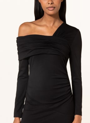 DIANE VON FURSTENBERG One-Shoulder-Kleid DOLORES, Farbe: SCHWARZ (Bild 1)