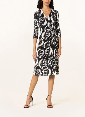 DIANE VON FURSTENBERG Jerseykleid BORRIS mit 3/4-Arm, Farbe: SCHWARZ/ WEISS (Bild 1)