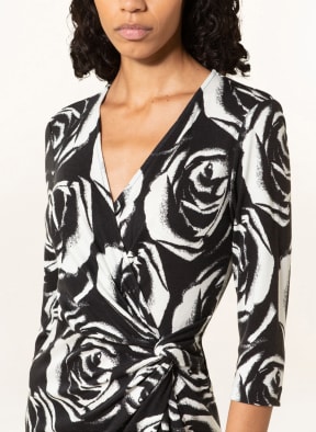 DIANE VON FURSTENBERG Jerseykleid BORRIS mit 3/4-Arm, Farbe: SCHWARZ/ WEISS (Bild 1)