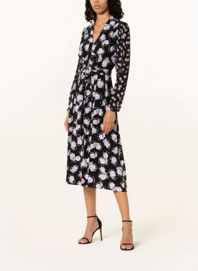 DIANE VON FURSTENBERG Kleid ERIKA, Farbe: SCHWARZ/ BLAU/ WEISS (Bild 1)