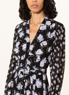 DIANE VON FURSTENBERG Kleid ERIKA, Farbe: SCHWARZ/ BLAU/ WEISS (Bild 1)