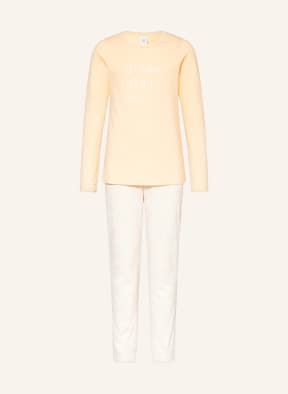 Sanetta Schlafanzug, Farbe: HELLORANGE/ WEISS (Bild 1)