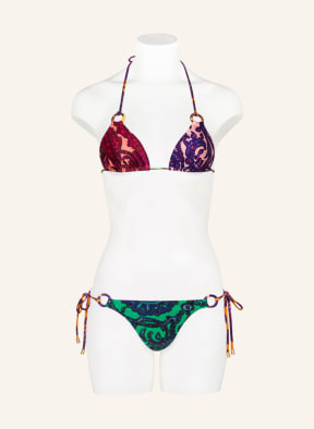 ZIMMERMANN Triangle bikini TIGGY , Color: GREEN/ BROWN/ PURPLE (Image 1)