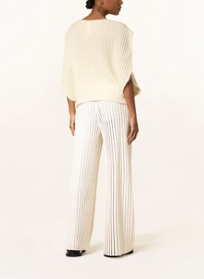 FABIANA FILIPPI Sweater vest with merino wool and cashmere, Color: ECRU (Image 1)