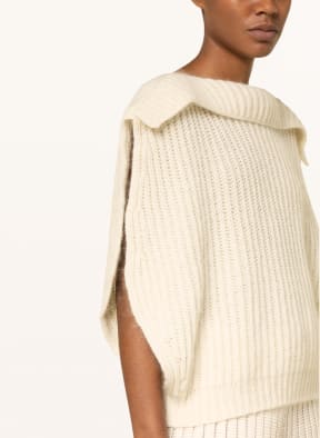 FABIANA FILIPPI Sweater vest with merino wool and cashmere, Color: ECRU (Image 1)