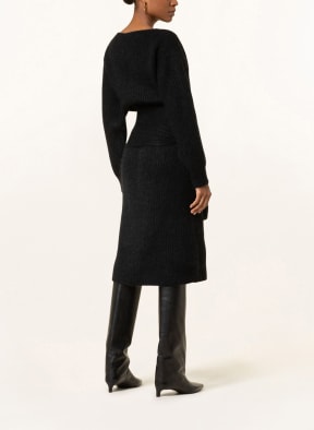 FABIANA FILIPPI Knit dress with merino wool and cashmere, Color: BLACK (Image 1)