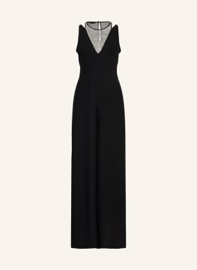 TED BAKER Jumpsuit JANVIER mit Schmucksteinen und Cut-outs, Farbe: SCHWARZ (Bild 1)