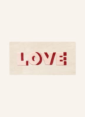 MAISON DEUX Rug LOVE, Color: CREAM/ PINK/ PINK (Image 1)