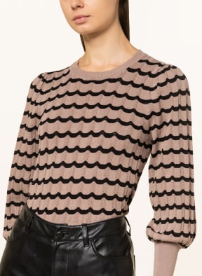 NEO NOIR Pullover DARY , Farbe: BEIGE/ SCHWARZ (Bild 1)