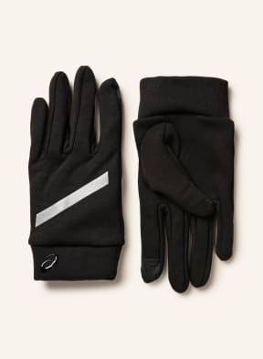 ASICS Multisport gloves LITE SHOW with touchscreen function, Color: BLACK (Image 1)