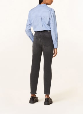 oui Jeans with decorative gems, Color: 9700 DARKGREY DENIM (Image 1)