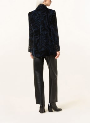 ba&sh Samtblazer TUCK, Farbe: BLAU/ SCHWARZ (Bild 1)