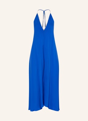 REISS Satinkleid MILA mit Schmucksteinen , Farbe: BLAU (Bild 1)