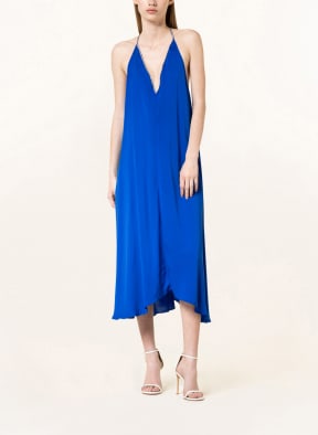 REISS Satinkleid MILA mit Schmucksteinen , Farbe: BLAU (Bild 1)