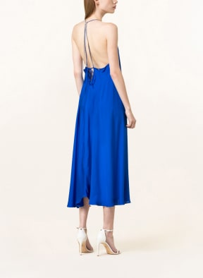 REISS Satinkleid MILA mit Schmucksteinen , Farbe: BLAU (Bild 1)