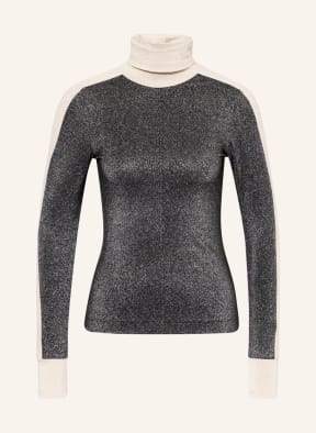 REISS Rollkragenshirt JEM mit Glitzergarn, Farbe: SCHWARZ/ SILBER/ CREME (Bild 1)