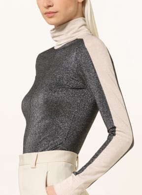REISS Rollkragenshirt JEM mit Glitzergarn, Farbe: SCHWARZ/ SILBER/ CREME (Bild 1)