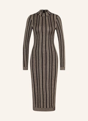 REISS Strickkleid SKYLAR mit Glitzergarn, Farbe: SCHWARZ/ GOLD (Bild 1)