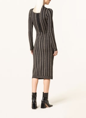 REISS Strickkleid SKYLAR mit Glitzergarn, Farbe: SCHWARZ/ GOLD (Bild 1)