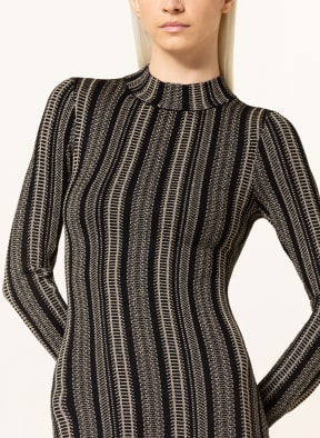 REISS Strickkleid SKYLAR mit Glitzergarn, Farbe: SCHWARZ/ GOLD (Bild 1)