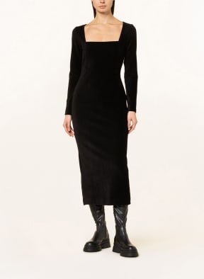 WHISTLES Corduroy dress, Color: BLACK (Image 1)