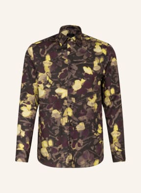 TED BAKER Hemd SLEVEN Slim Fit, Farbe: DUNKELBRAUN/ DUNKELROT/ GELB (Bild 1)