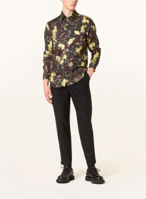 TED BAKER Hemd SLEVEN Slim Fit, Farbe: DUNKELBRAUN/ DUNKELROT/ GELB (Bild 1)