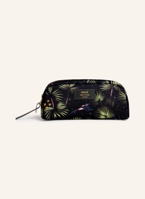 WOUF Kosmetiktasche PARADISE SMALL, Farbe: SCHWARZ/ GRÜN/ DUNKELBLAU (Bild 1)